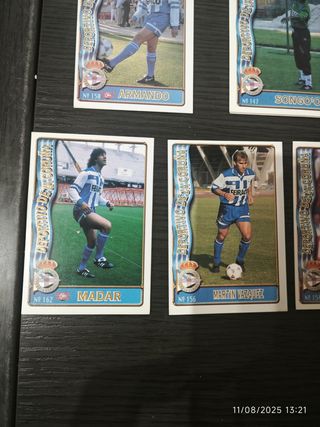 FICHAS CROMOS R.C.Deportivo La Coruña 96/97 