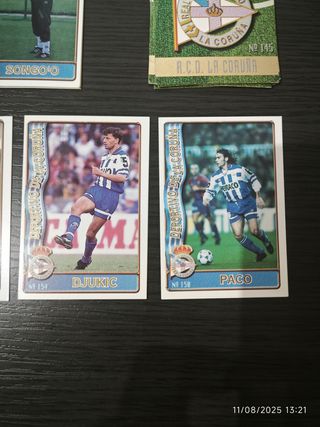 FICHAS CROMOS R.C.Deportivo La Coruña 96/97 