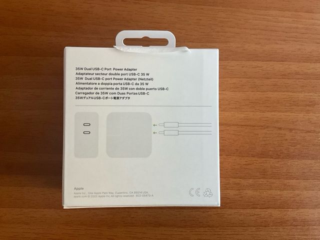 Adaptador Apple 35W Dual USB-C