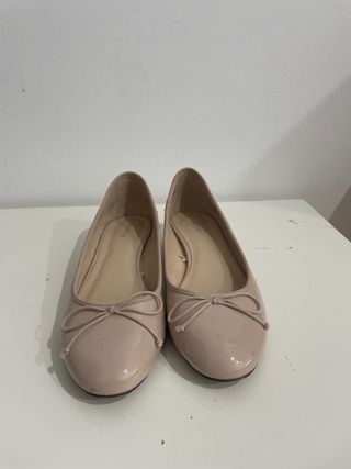 Zapatos bailarinas beige