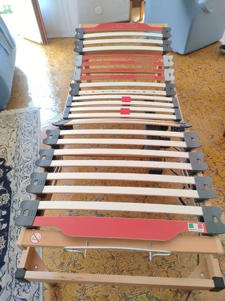 Rete letto singola motorizzata + materasso
