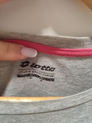 Camiseta Lotto gris mujer