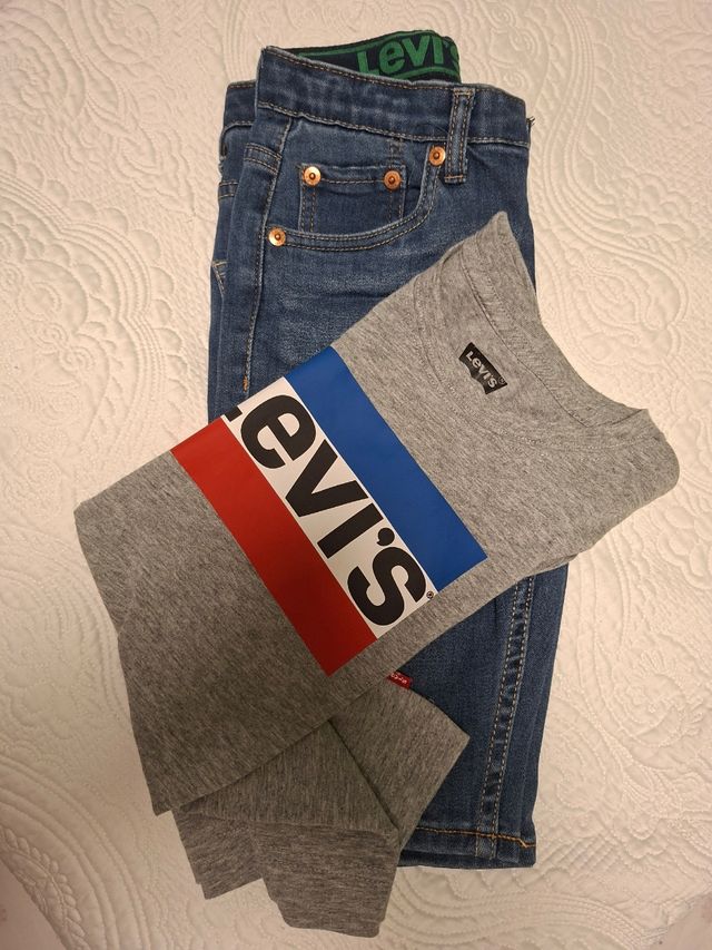 Conjunto Levi's: Vaqueros + Camiseta