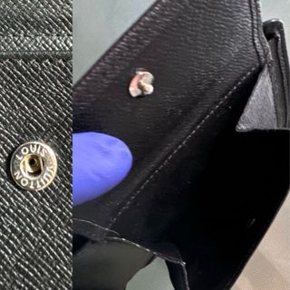 LOUIS VUITTON BILLETERA SLENDER PIEL TAIGA NEGRA 