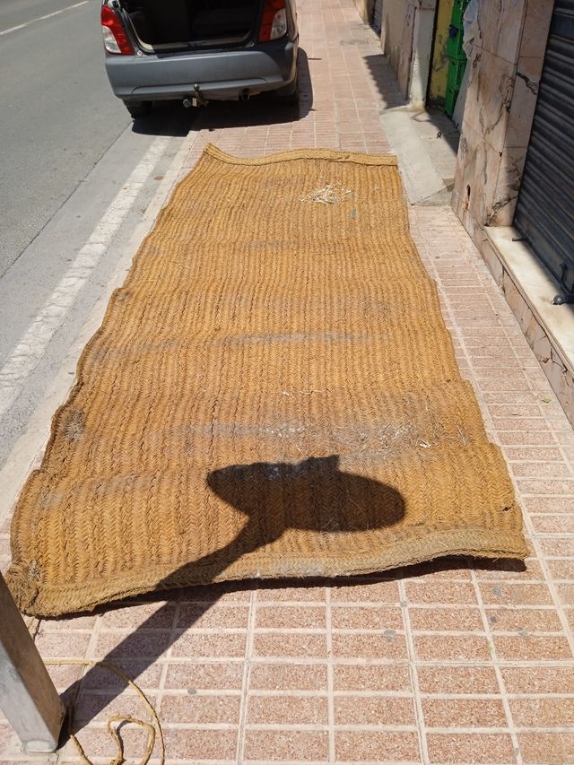 Alfombra esparto beige