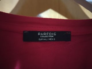 Camiseta ante rojo  - Talla M