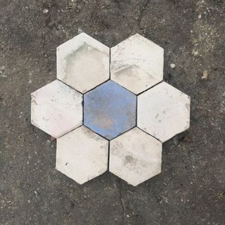 Baldosas hexagonales antiguas (400uds)