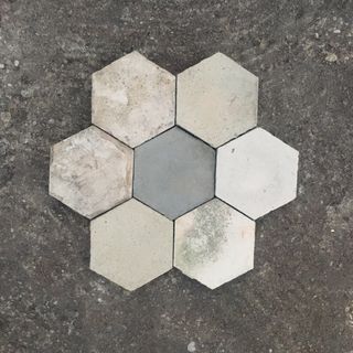 Baldosas hexagonales antiguas (400uds)