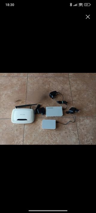 Router + 2 switches TP-LINK
