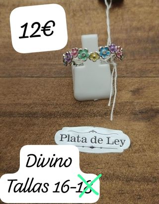 Anillo plata turquesa Talla 12