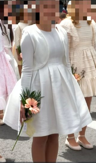 Vestido blanco niña comunión