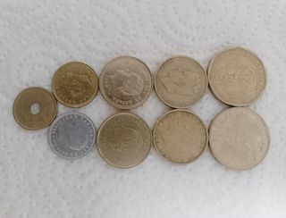 8 Monedas Peseta España