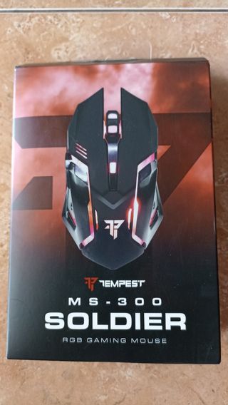 Ratón gaming Tempest MS-300 Soldier RGB