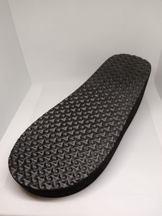 Chanclas negras plataforma