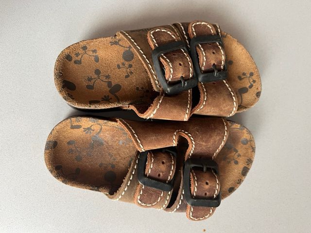 Sandalias Titanitos Piel Marrón