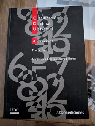 Clasificación Decimal Universal (CDU) abreviada...