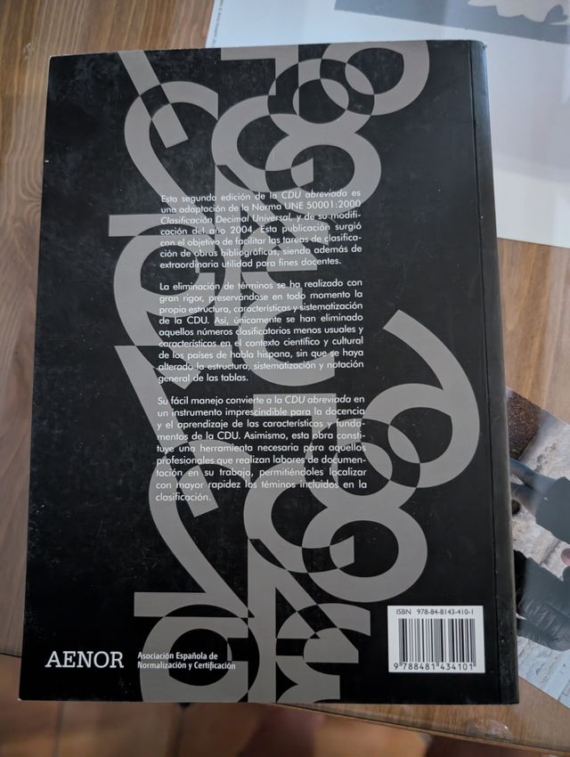 Clasificación Decimal Universal (CDU) abreviada...