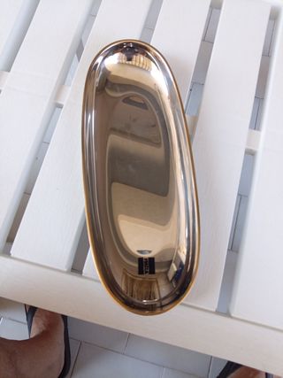 Vassoio acciaio inox oro-argento