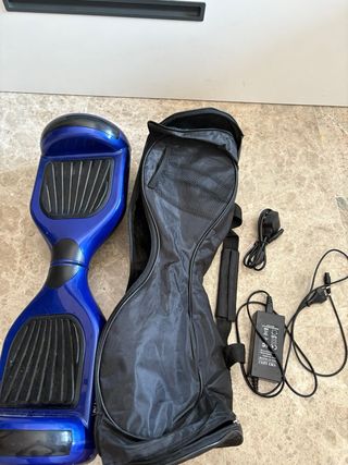Hoverboard Buoyo Azul con funda y cargador