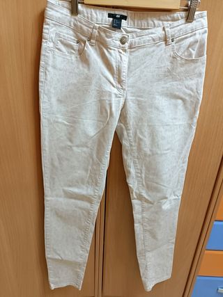 Pantalones beige HM - Talla XL
