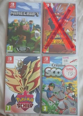 Pack juegos Nintendo switch 