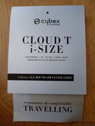 Cybex Cloud T i-Size grupo 0+