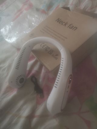 Ventilador personal para cuello - blanco