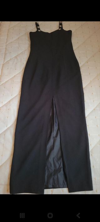 Vestido Negro Largo Fiesta Talla 36