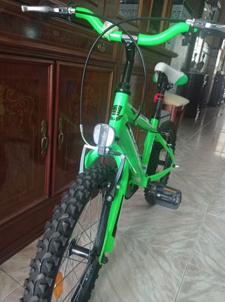 Bicicleta niño 5-8 años. Verde