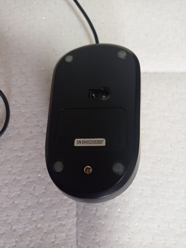 Teclado y ratón negros