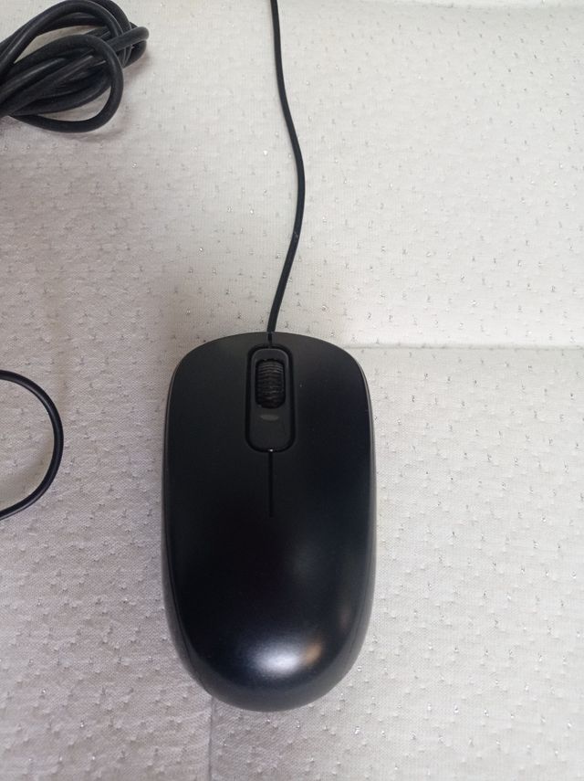Teclado y ratón negros
