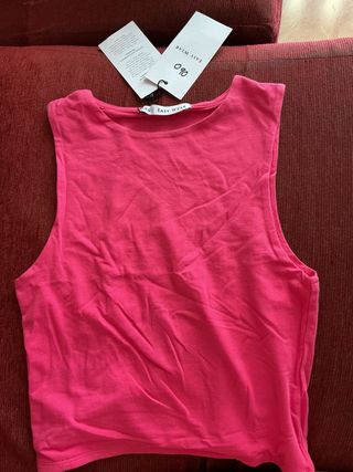 Top tirantes Easy Wear XS rosa