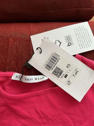 Top tirantes Easy Wear XS rosa