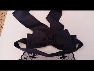 Mantilla niña bordada - blanco