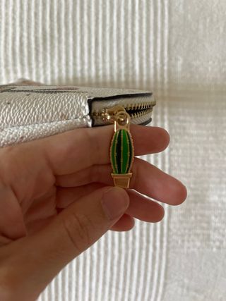Monedero Cactus - Blanco y Verde