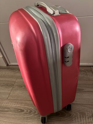 Maleta rosa viaje - Mediana