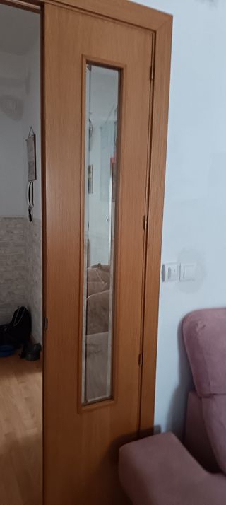 Puerta madera maciza doble hoja URGE