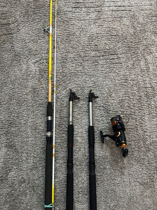 Lote 3 cañas pesca + carrete
Negociable