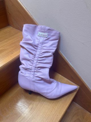Botas Mustang rosa | Botines