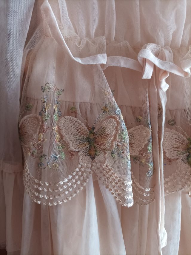 Vestido niña beige fiesta