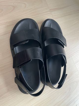 Sandalias Zara hombre - Piel negra