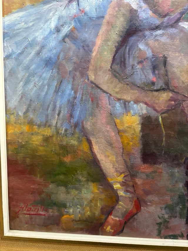 Óleo bailarina