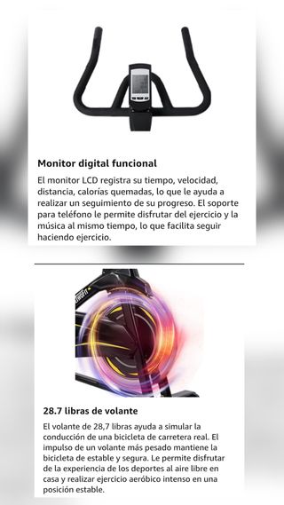 Bicicleta resistencia magnetica spinning OneWofit