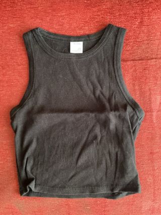 Top Bershka negro talla M