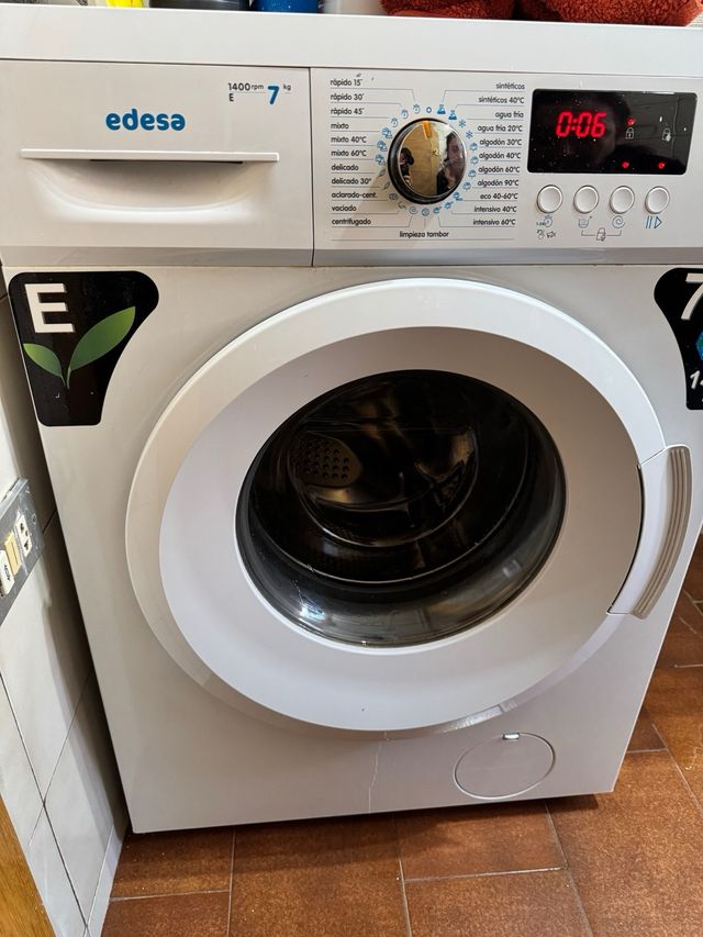 Lavadora Edesa 7kg 1400rpm