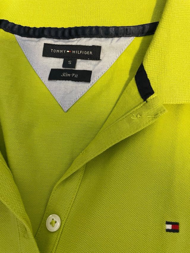 Polo Tommy Hilfiger verde - Talla S