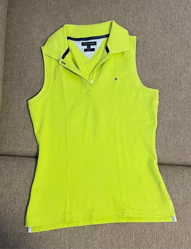 Polo Tommy Hilfiger verde - Talla S