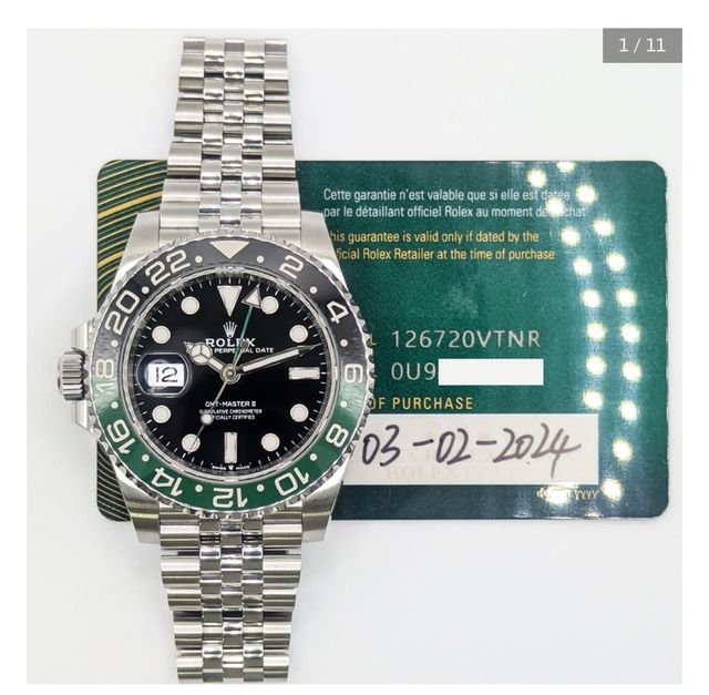 ROLEX GMT MASTER II ‘SPRITE’ 2024