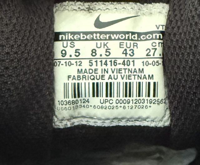 Nike Air Max Scarpe Blu Usate