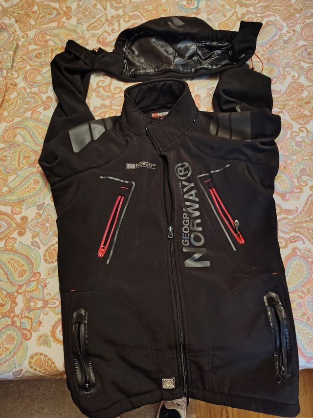 Chaqueta Norwai softshell negra